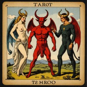 Combinação das cartas O Diabo e O Mundo em relacionamentos