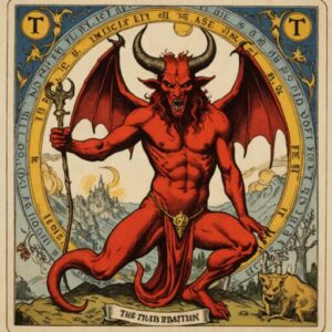 Combinação das cartas O Diabo e O Mundo na vida espiritual