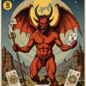 Combinação das cartas O Diabo e O Mundo na vida financeira