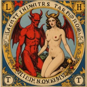Combinação das cartas O Diabo e O Mundo no amor