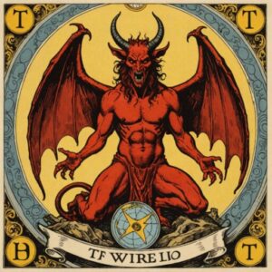 Combinação das cartas O Diabo e O Mundo no trabalho