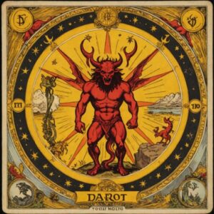 Combinação das cartas O Diabo e O Sol como conselho do dia