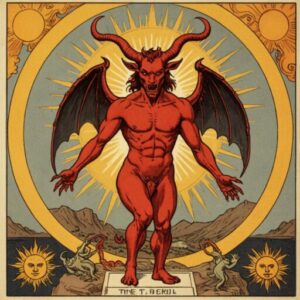 Combinação das cartas O Diabo e O Sol no trabalho