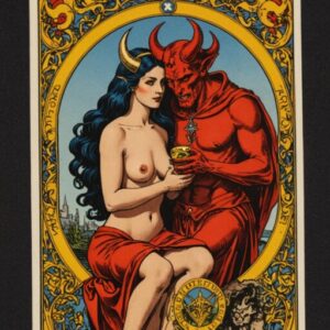 Combinação das cartas O Diabo e Os Enamorados em relacionamentos