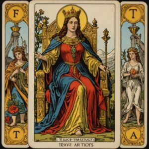 Combinação das cartas O Julgamento e A Imperatriz na vida espiritual