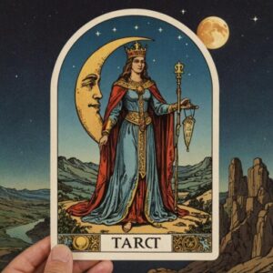 Combinação das cartas O Julgamento e A Lua sobre o futuro