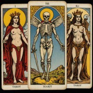 Combinação das cartas O Julgamento e A Morte na saúde