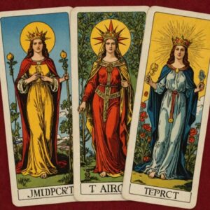 Combinação das cartas O Julgamento e A Temperança na vida espiritual