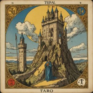 Combinação das cartas O Julgamento e A Torre sobre o futuro