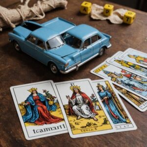 Combinação das cartas O Julgamento e O Carro como conselho do dia