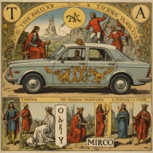 Combinação das cartas O Julgamento e O Carro sobre o futuro