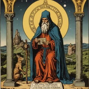 Combinação das cartas O Julgamento e O Eremita sobre o futuro