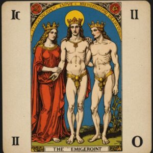 Combinação das cartas O Julgamento e O Hierofante no amor