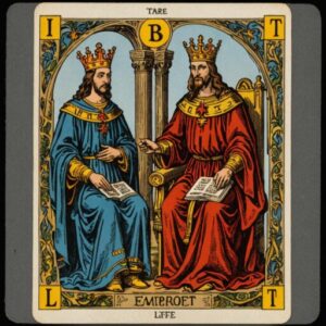 Combinação das cartas O Julgamento e O Imperador na vida financeira