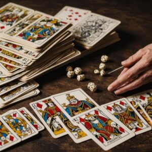 Combinação das cartas O Julgamento e O Imperador sobre decisões difíceis