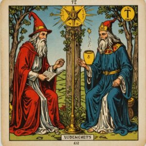Combinação das cartas O Julgamento e O Mago em relacionamentos