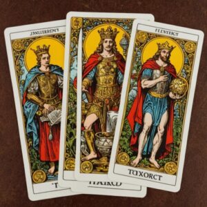 Combinação das cartas O Julgamento e O Mundo na vida financeira