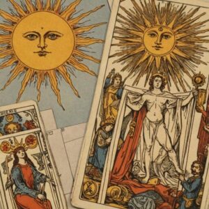 Combinação das cartas O Julgamento e O Sol sobre decisões difíceis