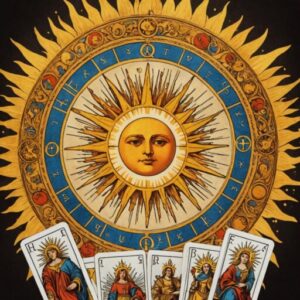 Combinação das cartas O Julgamento e O Sol sobre o futuro