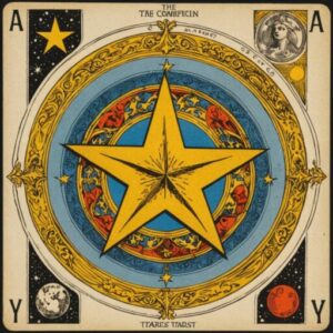 Combinação das cartas O Mundo e A Estrela como conselho do dia