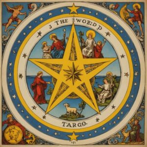 Combinação das cartas O Mundo e A Estrela em relacionamentos