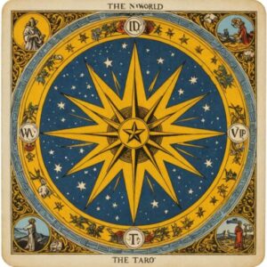 Combinação das cartas O Mundo e A Estrela sobre o futuro