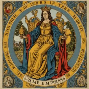 Combinação das cartas O Mundo e A Imperatriz como conselho do dia