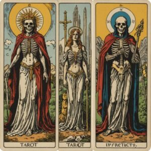 Combinação das cartas O Mundo e A Morte no trabalho