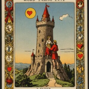 Combinação das cartas O Mundo e A Torre no amor