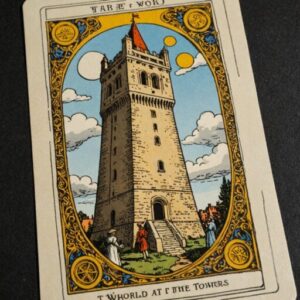 Combinação das cartas O Mundo e A Torre no trabalho