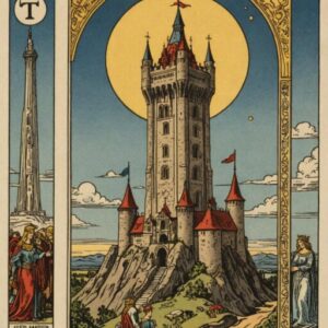 Combinação das cartas O Mundo e A Torre sobre o futuro