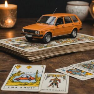 Combinação das cartas O Mundo e O Carro como conselho do dia