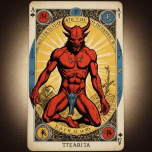 Combinação das cartas O Mundo e O Diabo na vida espiritual