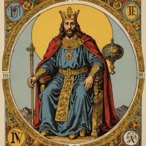 Combinação das cartas O Mundo e O Imperador como conselho do dia