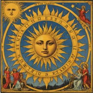 Combinação das cartas O Mundo e O Sol em relacionamentos