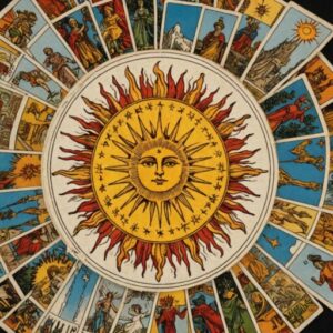 Combinação das cartas O Mundo e O Sol sobre decisões difíceis