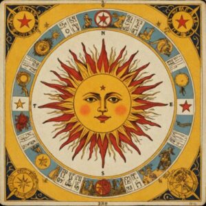 Combinação das cartas O Sol e A Estrela em momentos de transição