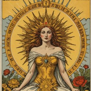 Combinação das cartas O Sol e A Imperatriz na saúde