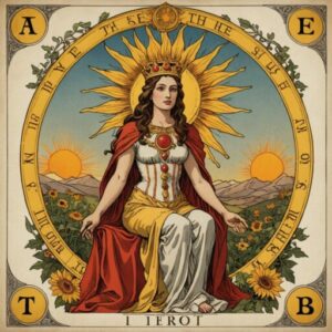 Combinação das cartas O Sol e A Imperatriz na vida espiritual