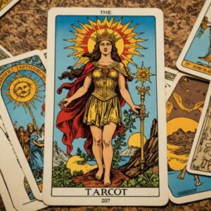 Combinação das cartas O Sol e A Justiça na vida financeira