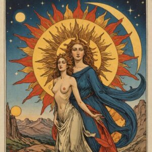Combinação das cartas O Sol e A Lua em relacionamentos
