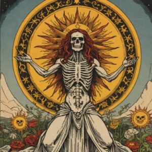 Combinação das cartas O Sol e A Morte na vida financeira