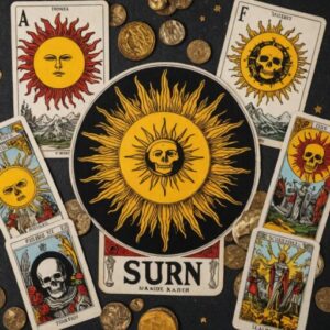 Combinação das cartas O Sol e A Morte sobre decisões difíceis