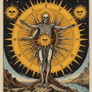 Combinação das cartas O Sol e A Morte sobre o futuro