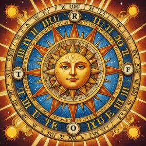 Combinação das cartas O Sol e A Roda da Fortuna sobre o futuro