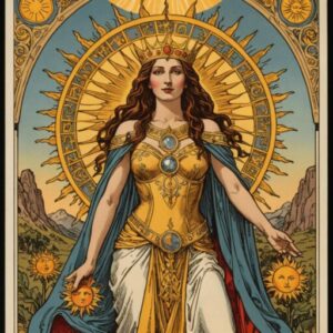 Combinação das cartas O Sol e A Sacerdotisa na vida espiritual