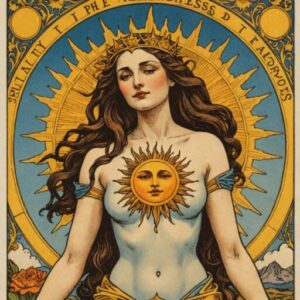 Combinação das cartas O Sol e A Sacerdotisa no amor