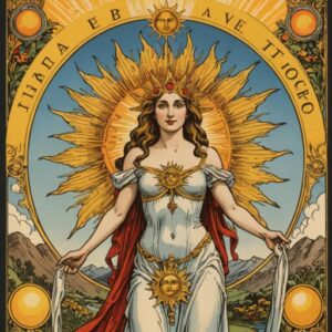 Combinação das cartas O Sol e A Temperança no amor