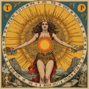 Combinação das cartas O Sol e A Temperança sobre decisões difíceis