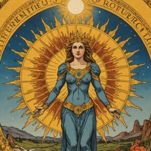 Combinação das cartas O Sol e A Temperança sobre o futuro